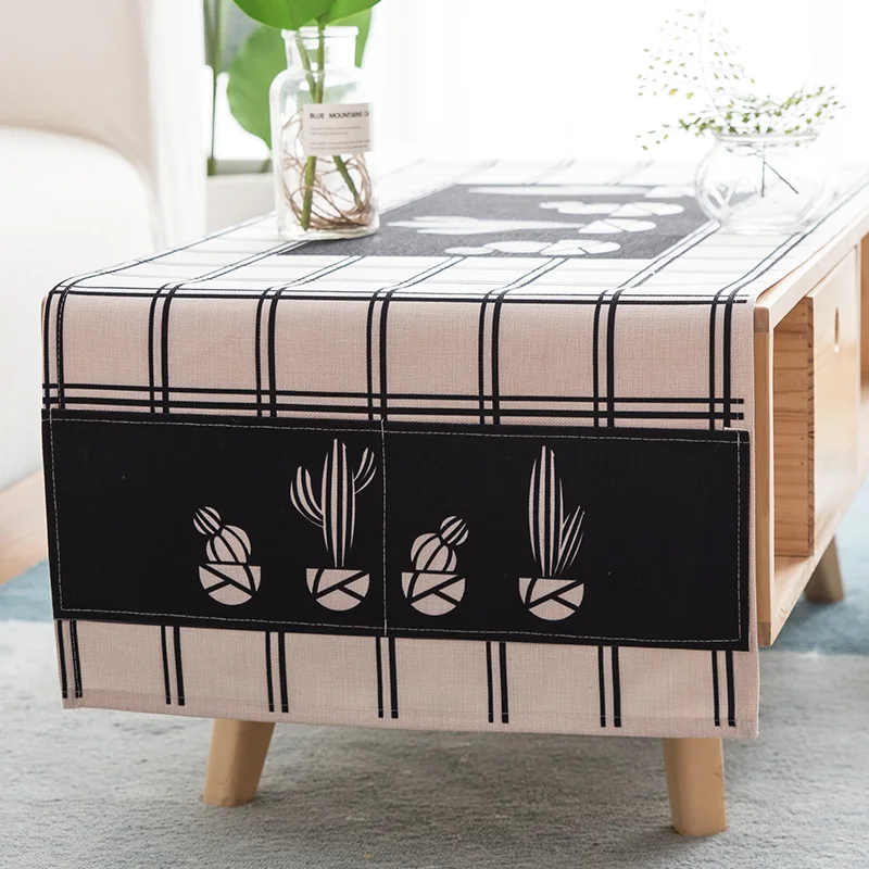 Скандинавский обеденный стол наволочка, домашний декор прямоугольная скатерть джутовый стол бегуны вечерние свадебные скатерть для стола Лен