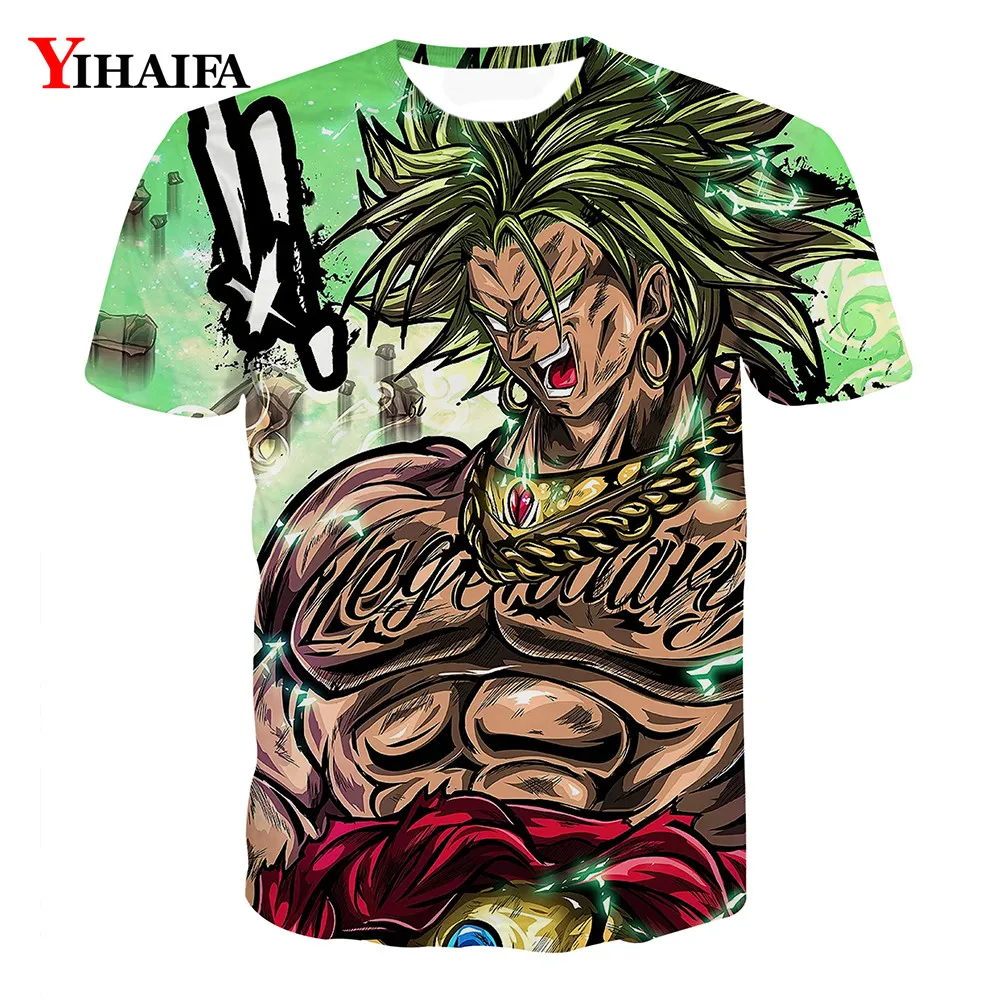 

Men's 3D T-shirt Dragon Ball Z Goku Super Saiyan Vegeta Printed Anime Cartoon Summer Man Tee shirt Tops