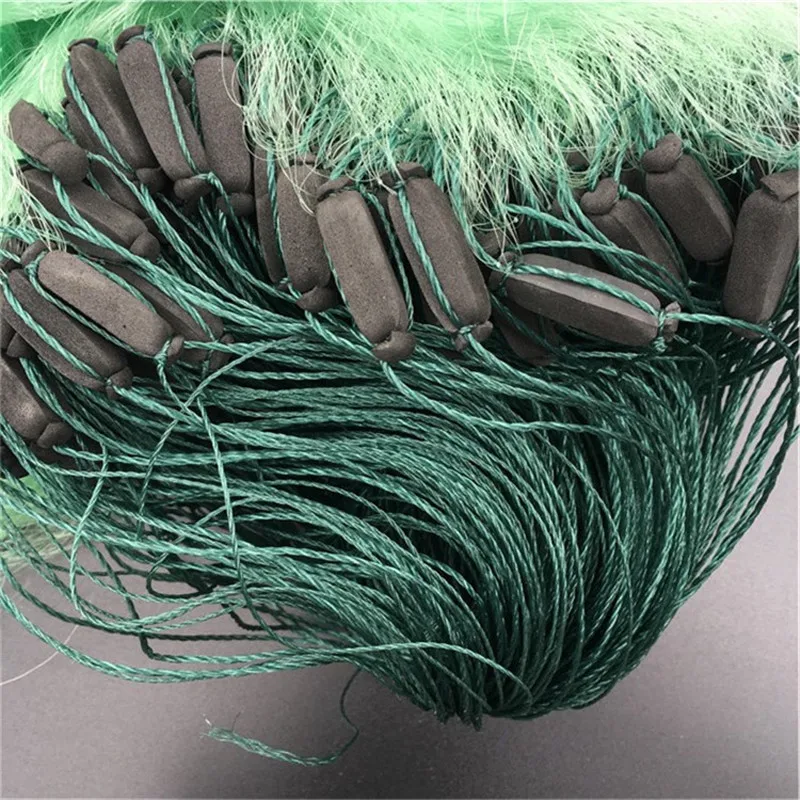 95 м 3 м глубина 3 слоя ТОНУЩЕЙ сети из мононити для рыбалки рыболовная сеть с поплавками грузила ловушка для рыбы рыболовные инструменты
