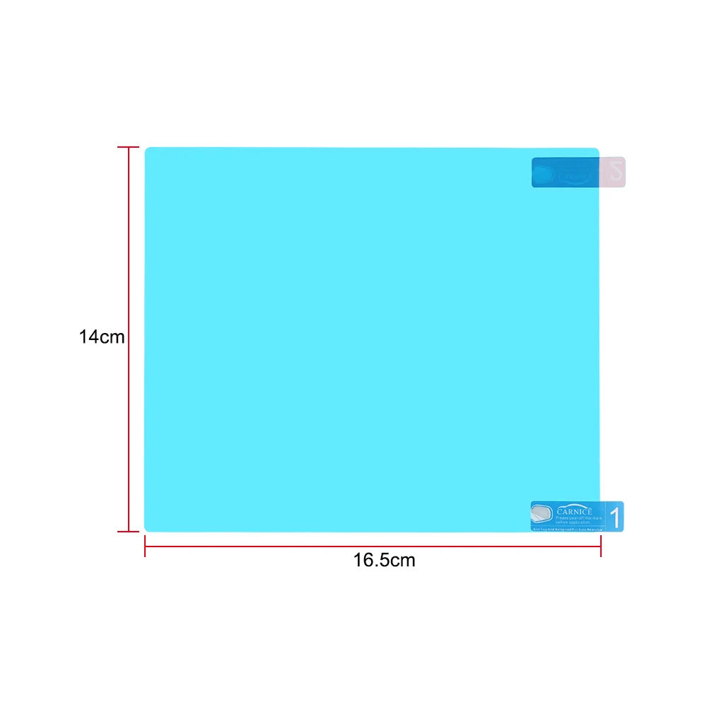 Автомобильная боковая пленка HD противотуманная анти-царапина Нано покрытие Водонепроницаемая зеркальная защитная пленка заднего вида 2 шт