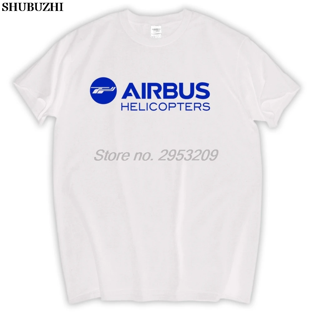 

Airbus Helicopters logo T shirt men Top Pure Cotton Mens T-shirt New Design High Quality tops sbz5254