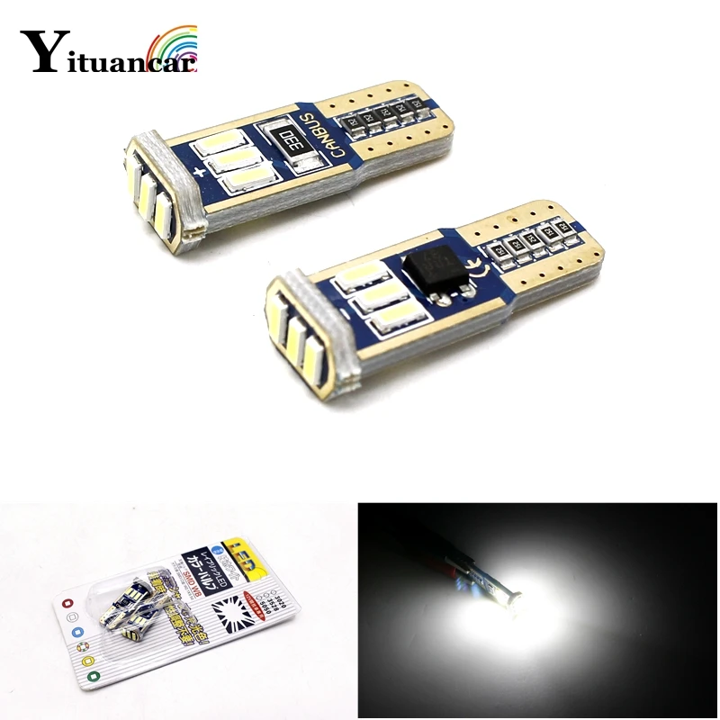 2 шт. светодиодсветодиодный лампы для чтения автомобилей 9SMD T10 7014|Сигнальная