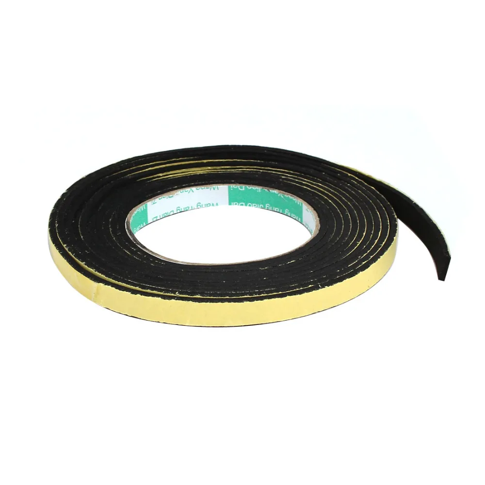 

Uxcell 1PCS10x3mm Single Sided EVA Sponge Tape Adhesive Sticker Foam Glue Strip Sealing 2M Yellow,Black Insulation Tape Hot Sale