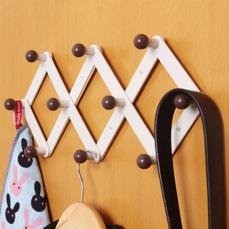 Diamond retractable hanger, door hook free nail coat hook trace strong