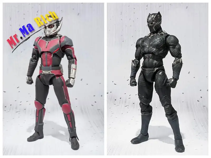 

Captain America Guerra Civile Ant Uomo Black Panther Action Pvc Figure Model Toy 16 Cm