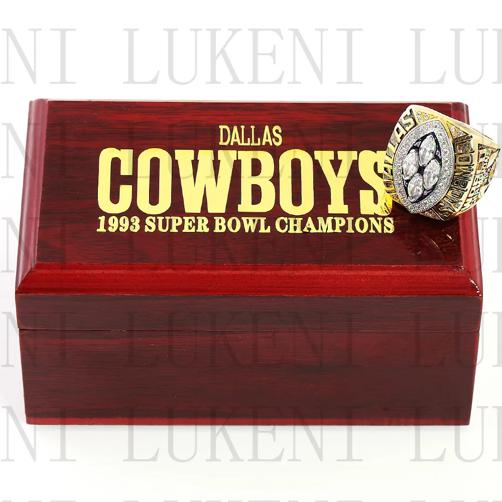Реплика 1993 Dallas Cowboys Super Bowl XXVIII Чемпионат Кольца Футбол С Высоким Качеством