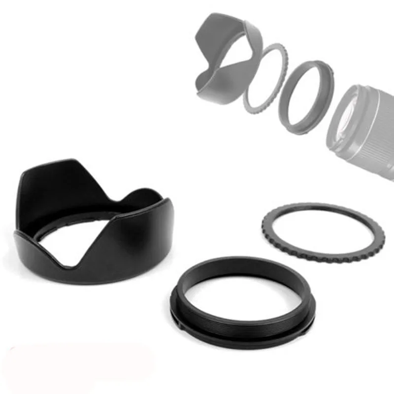 Reversible Petal Flower Lens Hood