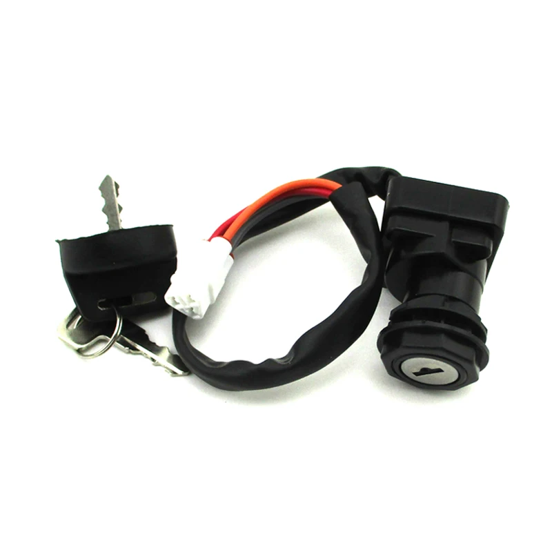 Black Ignition Key Switch For Suzuki LTZ400 LT-Z400 ATV 2005 2006 2007 2008