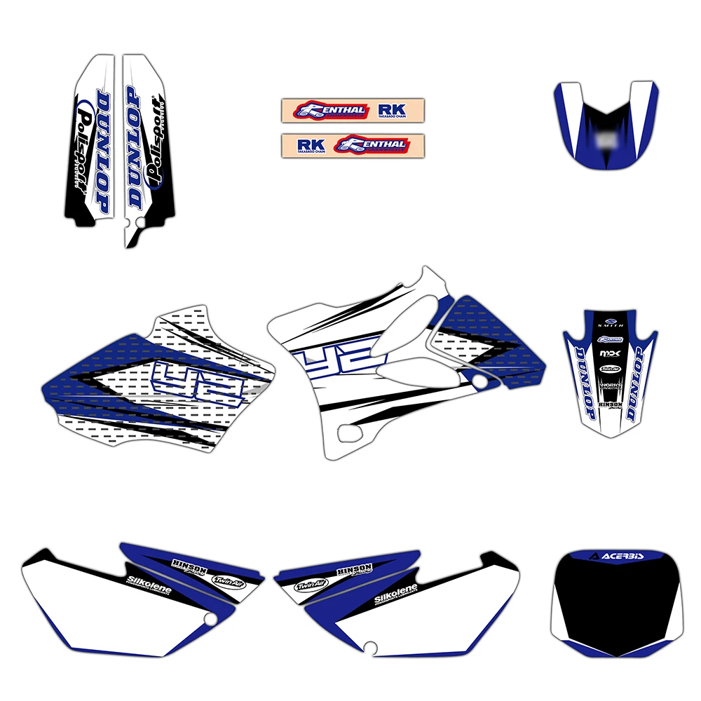 Наклейки графические для мотокросса Yamaha YZ85 YZ 85 2002 2014|sticker kit|team graphicsfor yamaha |
