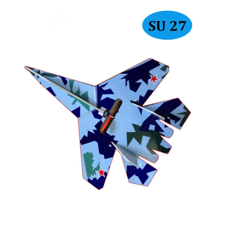 

1 Piece kt foam board su 27 rc plane 2.4G 6 channels electric remote control airplanes kits best children toys