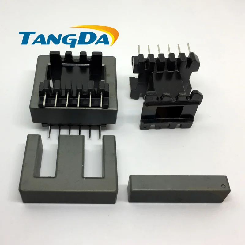 

Tangda EI40 Bobbin Soft Ferrite core+skeleton Transformer EI Bobbin High frequency Power 6+6P 12pin PC40 ertical sewing A.