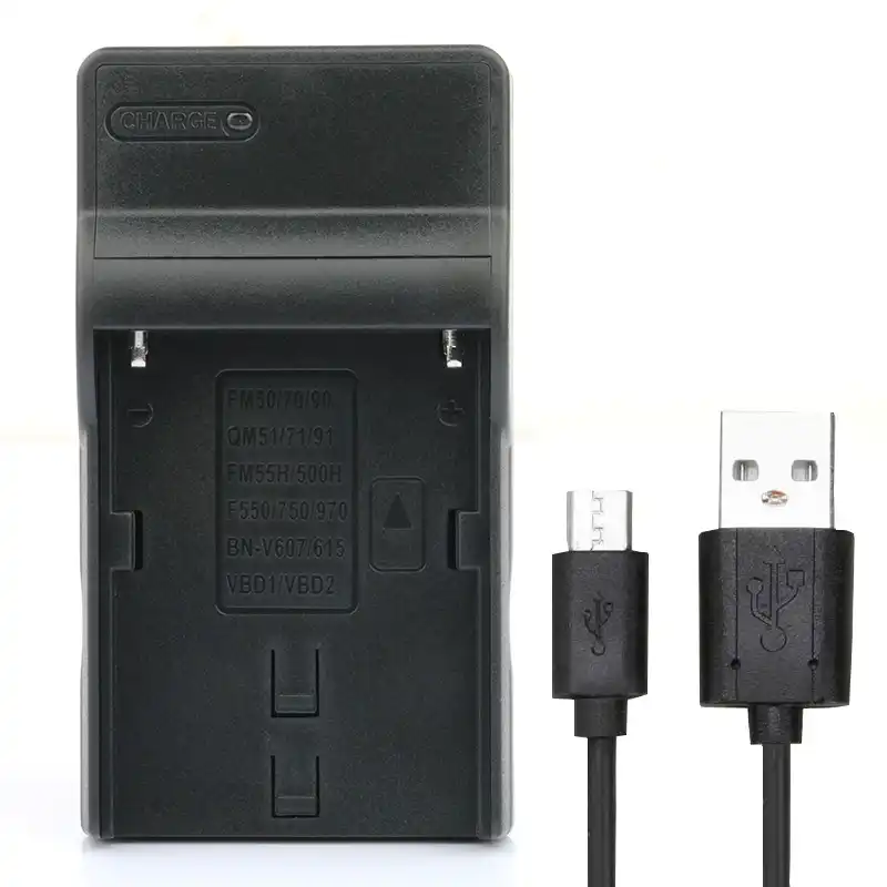 Lanfulang NP-FM500H NP FM500H NPFM500H USB Батарея Зарядное устройство для sony Альфа BC-VM10 BC-VM10A BC-VM50 DSLR-A200 DSLR-A500 - изображение