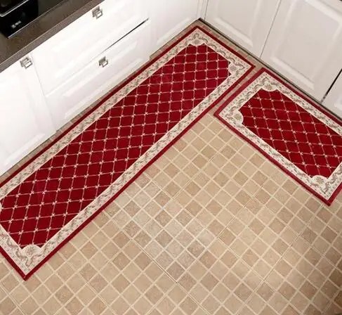 Высококачественные Новые Домашние комбинированные ковры для гостиной, детская комната, прямоугольное нескользящее Впитывающее кухонное покрытие, коврики для ванной комнаты - Цвет: Red 102