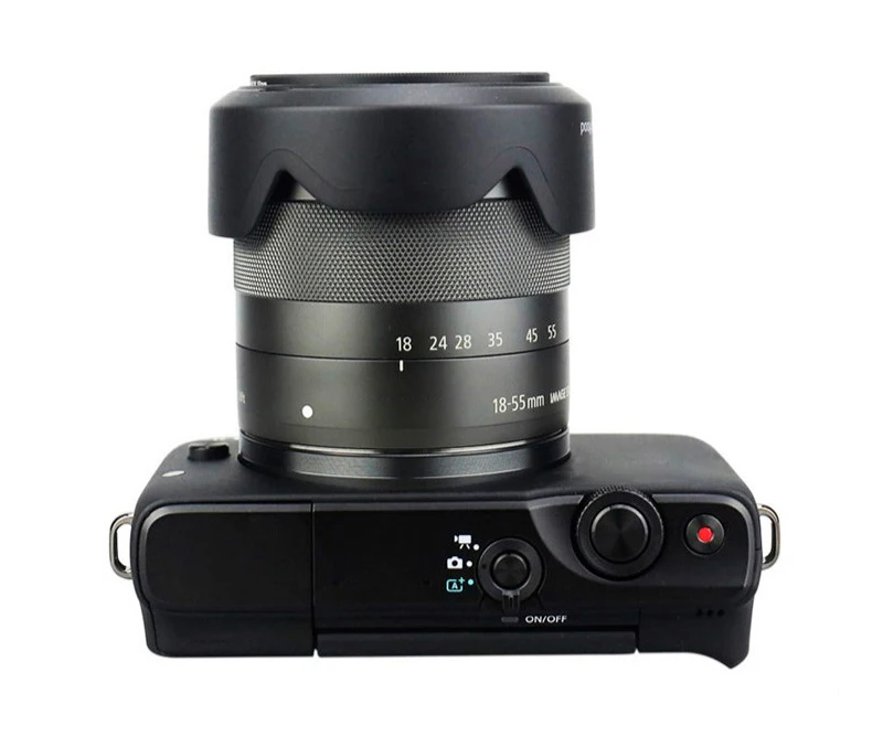 EW-54 EW54 Flower Petal Bayonet Lens Hood Shade Replace EW 54 for Canon EF-M 18-55mm f3.5-5.6 IS STM Len (2)