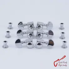 1 компл. 3R-3L подлинный Гровер гитарные головки тюнеры 1:18 хром(без оригинальной посылка