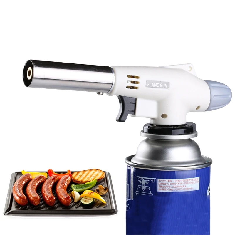BBQ Lighter Barbecue Flame Fire Guns Flamethrower Gas Blow Torch