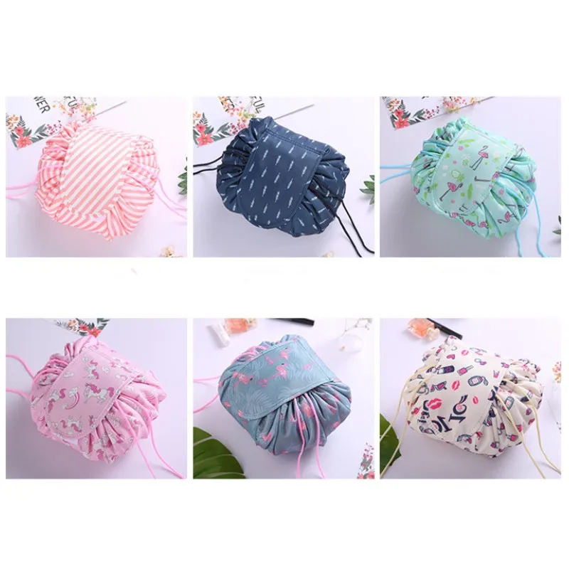 

SAFEBET Women Drawstring Travel Cosmetic Bag Makeup Bag Organizer Make Cosmetic bag Case Storage Pouch Toiletry Beauty Kit Box