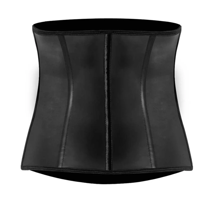  Latex Men Corset Waist Trainer 9 steel Boned Body Shaper Waist Cincher Corset Belt Girdle Men Shape