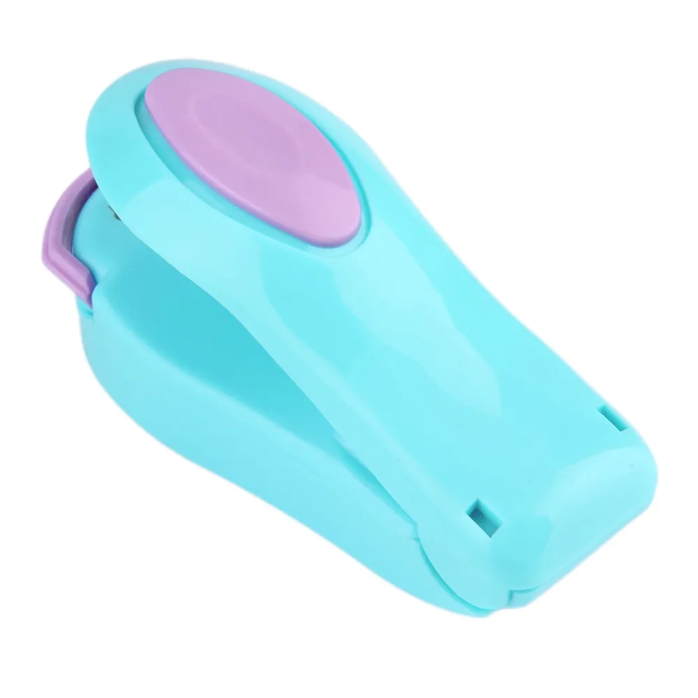 Useful Blue Mini Portable ABS Handheld Heat Sealing Machine Plastic Bag Sealer Seal Tool Store Stylish Kitchen Tools