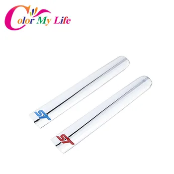 

Color My Life Car-Styling Chrome Handbrake Trim Hand Brake Cover Sticker for Ford New Fiesta MK7 2009-2017 Ecosport 2012-2017