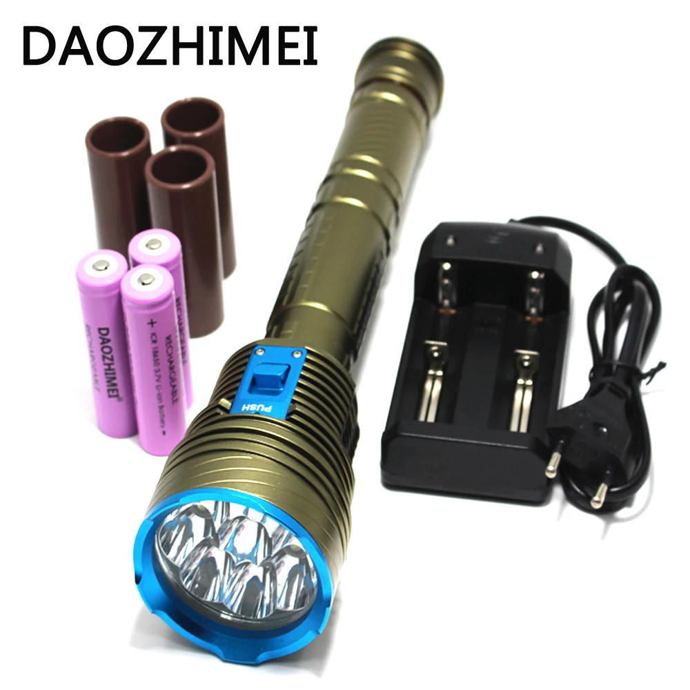 Buy 30000 Lumens LED Diving light 9xL2 Waterproof lamp