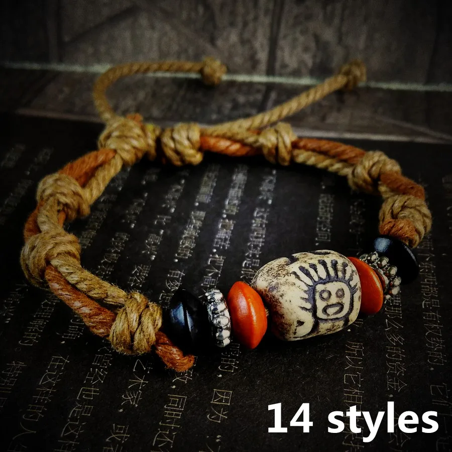 2017 New Hot Fashion unique vintage handmade tibetan ceramic bracelet
