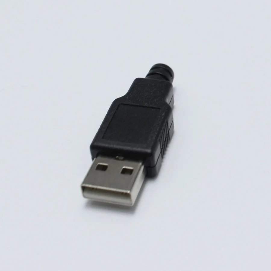 5 компл. DIY Micro usb тип A Тип сварки штекер разъем 3 в 1 разъем адаптер для OD 3,0 мм провода черный