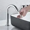 Suguword Chrome Infrared Sensor Basin Sink Faucet Touchless Automatic Touch Free Water Saving Sensor Deck Mount Sense Mixer Tap ► Photo 2/5