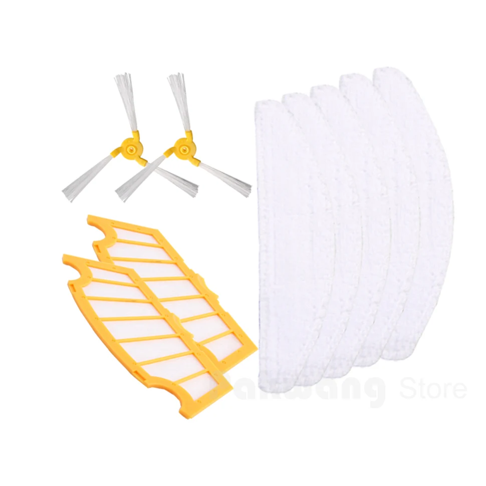 

Two side brush, two filter ,four mop for SQ-A325 vacuum cleaner robot
