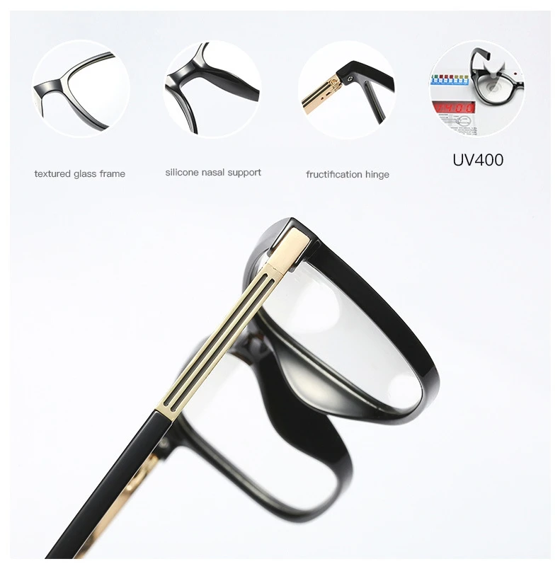 TR90 Ретро квадратные оправы для очков для мужчин и женщин Оптические ...