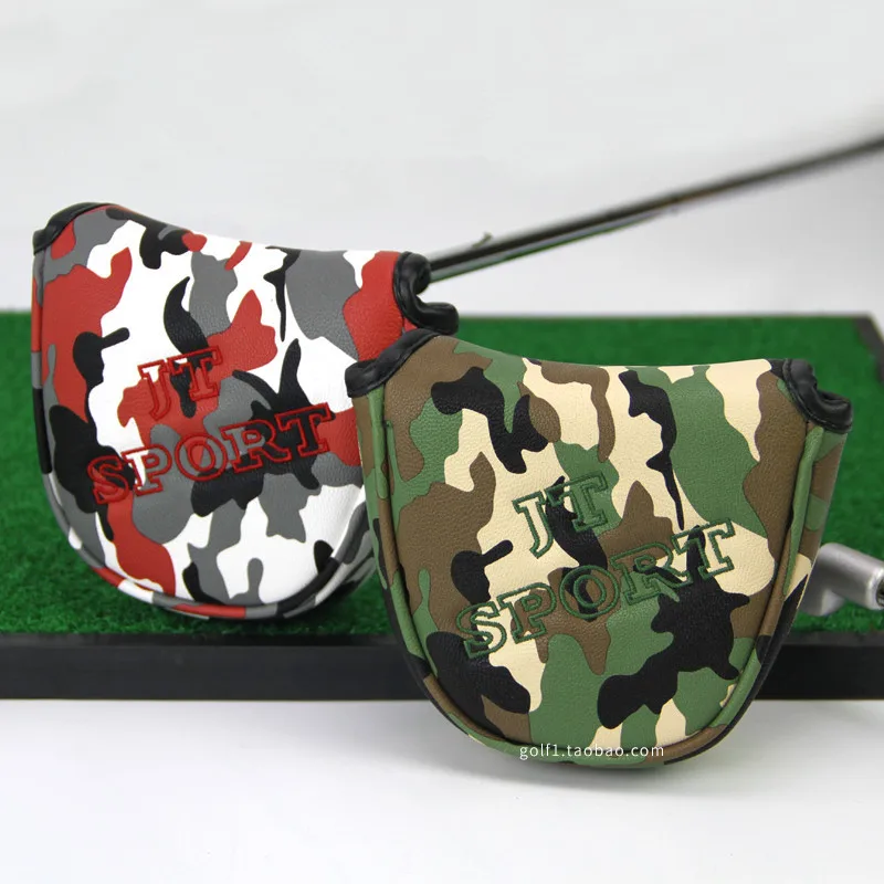New Camouflage Mallet Golf Putter Headcover With Closure