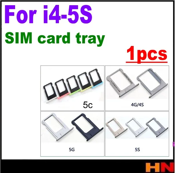 1 шт. держатель для SIM карты слот iphone 4 4G Φ 5 5C деталь замены адаптер розетка|sim card