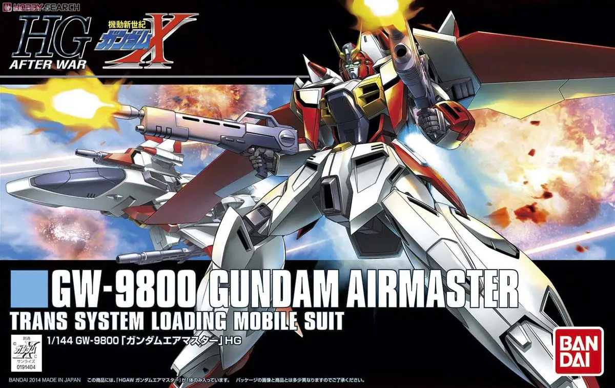 

Bandai Gundam 1/144 HGAW GUNDAM AIRMASTER Mobile Suit Assemble Model Kits Action Figures Children's toys