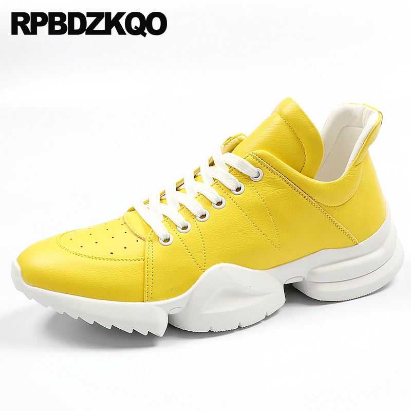 yellow designer shoes