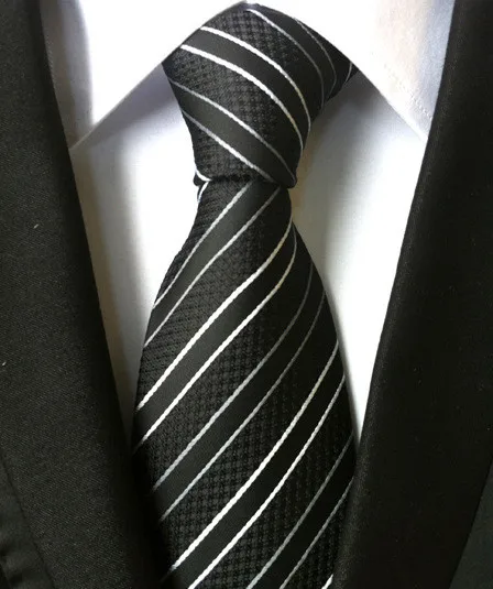 Бренд cityraider Cravate мужской галстук-бабочка 8 см Классический Полосатый Свадебный галстук для жениха Мужские галстуки тонкие шелковые галстуки LD041 - Цвет: LUC25
