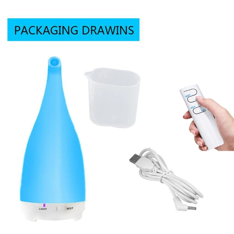 

200Ml Essential Oil Diffuser Air Humidifier 7 Color Led Light Cold Fog Manufacturer Aromatherapy For Home Fogger With Remote C