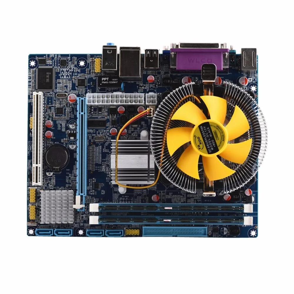 

Motherboard CPU Set With Quad Core 2.66G CPU i5 Core + 4G Memory + Fan ATX Desktop Computer Mainboard Assemble Set High Quality
