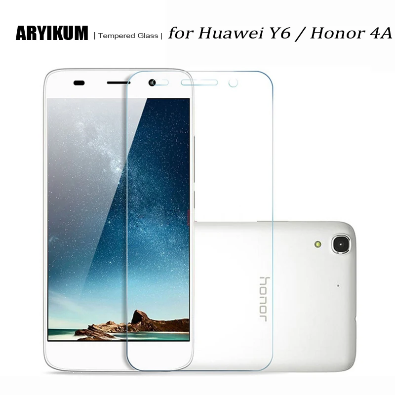

9H 2.5D HD Mobile Phone Tempered Glass for Huawei Y6 Honor 4A Screen Protector Toughened Front Film for Huawei Y6 2016 4A Glass