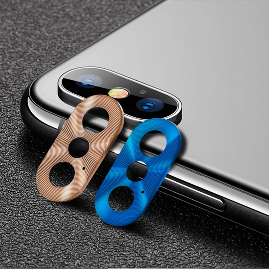 

For iPhone X XS XR Camera Lens Protector Ring Plating Aluminum for iPhone X Max Camera Case Cover Protection Global X Max