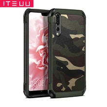 ITEUU P30/P30PRO армейский камуфляжный чехол для huawei P30 P30 PRO Air Bag TPU PC сверхпрочный противоударный чехол-накладка