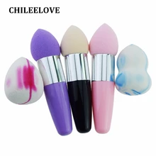 CHILEELOVE 5 шт. 3 кисти для макияжа палочка 2 капель тыквообразный спонж слоеный влажный и сухой использование для BB жидкий крем основа