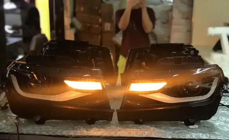 2 шт. для автомобильных головных фар Для Camaro для HID ксеноновых фар Plug and Play автомобильные аксессуары Задний фонарь Camaro противотуманная фара