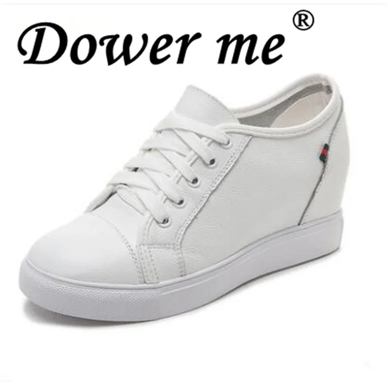 

Spring/summer leather shoes The increased women's shoes wedges shallow mouth women leisure tourism breathable small size 31-40