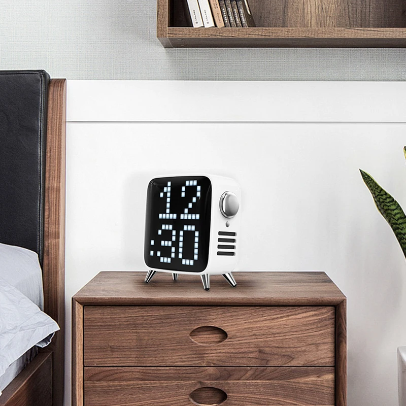 Divoom TIVOO MAX беспроводной Bluetooth LED портативный динамик винтажный милый 5 0 3D 2 1