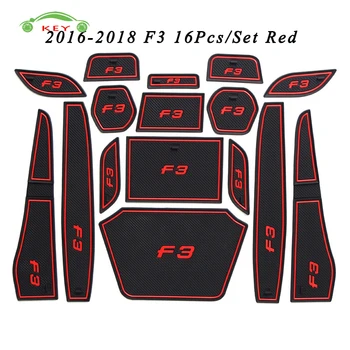 

Car Gate Slot Mat For BYD F3 2016-2018 Anti-slip Door Pad Rubber Cup Groove Mat Decor Auto Interior Accessories