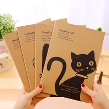 1 шт. Kawaii кошка Японский Корейский животных B5 Тетрадь журнал Ежедневники школа офиса канцелярские