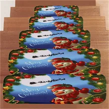 5 шт. лестничный коврик коралловый флисовый коврик 22 см х 70 см Рождественское украшение 1 комплект Степ базовый нескользящий коралловый флис устойчивый ковер