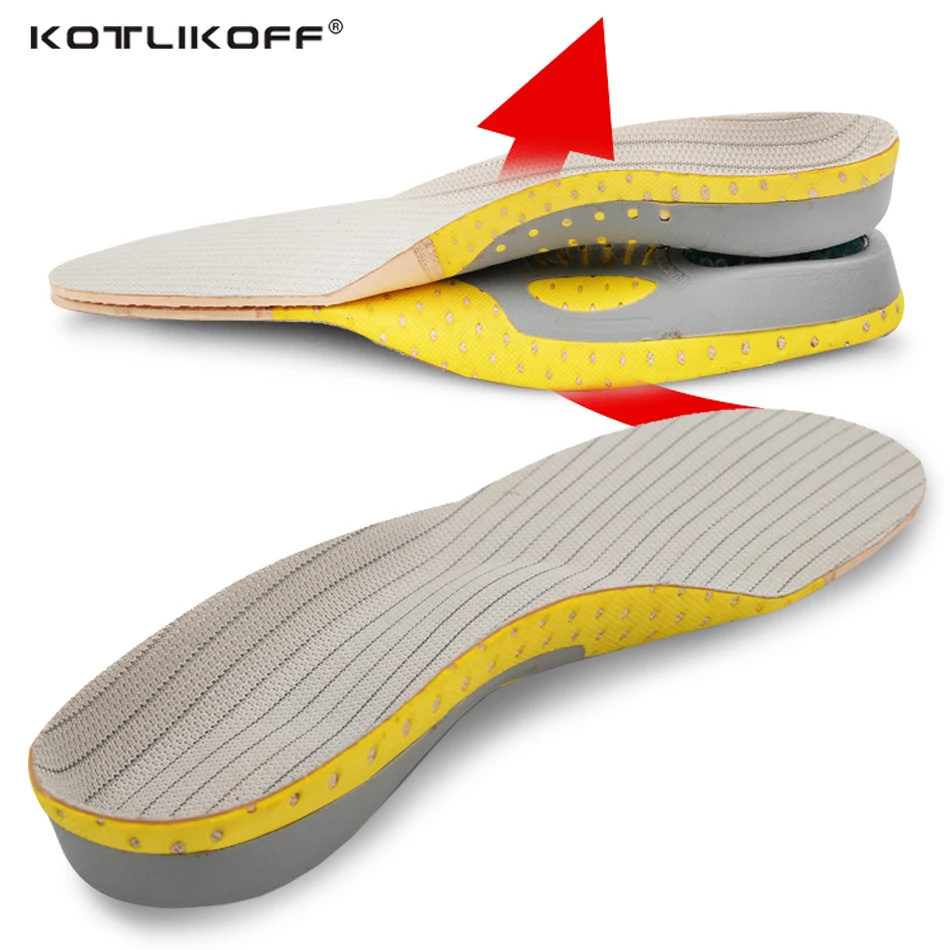 Baratos KOTLIKOFF PVC adulto pie plano soporte de arco plantillas ortopédicas plantillas para las mujeres de los hombres zapato de zapatos Accesorios