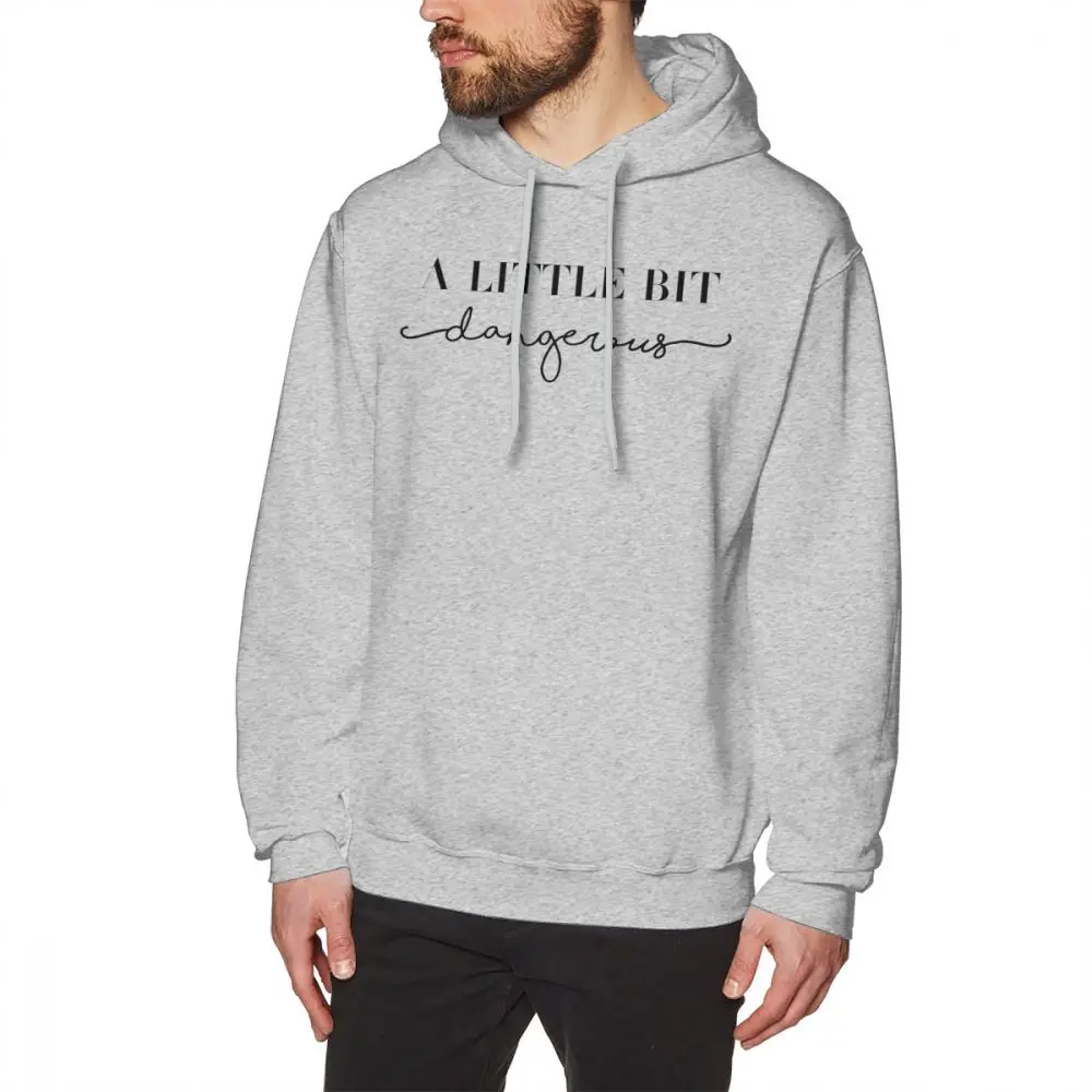 

Ariana Grande Hoodie A Little Bit Dangerous Sweatshirt Hoodies Autumn Cool Pullover Hoodie Grey Cotton Male Long Length Hoodies