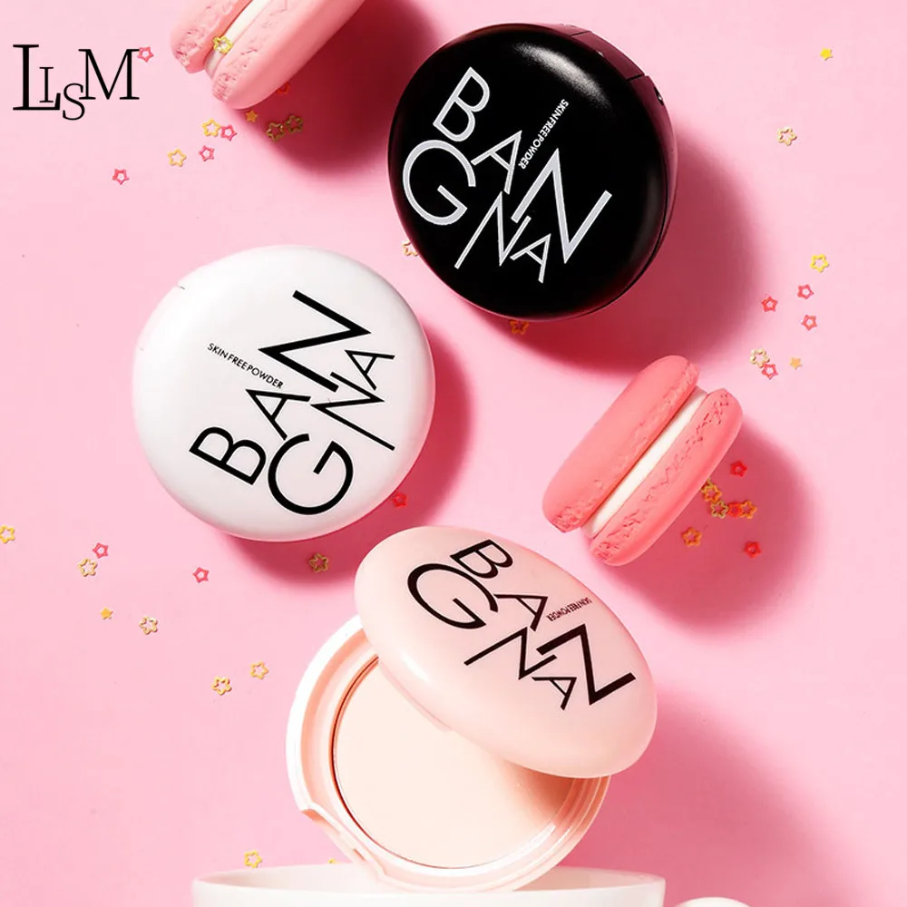 

LISM 2019 New Oil Control Pressed Powder Brighten Whitening Concealed Pores Waterproof Long-Lasting Makeup Shadow Powder